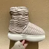 Pantofole asifn stivali di peluche in cotone inverno scarpe da casa donna interessante impermeabile signore accoglienti da donna calda non slittamento