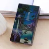 Pretty Plastic Colorful Pattern Tobacco Cigarette Case Portable Storage Cover Box Automatic Spring Protective Shell Smoking Holder Stash House Container DHL