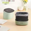 廃棄物ビンEcoco Mini Waste Bin Desktop Office Trash Can Home Garbage Basket Table Plastic Organizer Dustbins Barrel Office Supply L46