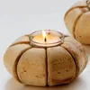 Bandlers Ornements Holder Decorative Wedding Bougies Bougeois Tons Tones Tones Dîner en bois délicat en bois délicat