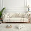 Stoelbedekkingen vier seizoenen universele katoenen stof borduurwerk kanten sofa kussen modern eenvoudige niet-slip handdoek