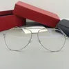 Luxe unisex piloot birrim zonnebrillen frame lichtgewicht titanium fullrim 116oC mode Franse stijl 60-14-140 voor bril op recept bril fullset ontwerpkas