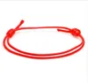 100pcslot handgefertigtes Wachs rotes Schnur Lucky Bracelets Pulseras Armreif für Frauen Männer Multikolor -Armband Mode Juwely4503939