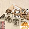 Baking Moulds Set Large Size Number Shape Cookie Cutter Stainless Steel Cookies Mold Fondant Cake Decorating Tools
