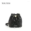 Totes Toutou Classic Lingge Chain Bag Original Design Advanced Fashion Crossbody Casual Daily Shoulder