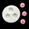 Backformen 3 Blumen Silikonform Zuckerfahrzeug Fondantkuchen Dekoration Werkzeuge Cupcake Schokolade