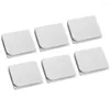 Shower Curtains 6 Pcs White Curtain Fixing Clip Windproof Clips Securing Liners Guard Splashproof Bathroom Wall