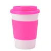 Tasses fuites en plastique en plastique pratiques tasse de café pratiques