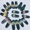 Designer Herren- und Frauen Sandalen Blumenschuhe gedruckt Slipper Sommer breit flach am Meer Casual Schuhe Strandrudler Größe 35-48