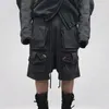 Herren -Shorts HKSH Spring Summer High Street Loose Trendy Korean Streetwear Multi Pocket Functional Tactical Capris Vintage HK0369