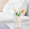 Vases Face Vase | Ceramics Statue Flower Female Body Modern Minimalism Nordic Style Pots Bust Head Shaped For Birthda