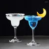 Kieliszki do wina Unikalny szklany koktajl do wykwintnej prezentacji martini