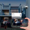 Systeem IMOU Outdoor PTZ IP Camera Kit 4 Channel Audioverrecorder Beveiligingsbewakingscamerasysteem AI Face Detectie CCTV Video NVR Set