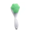 Mignon Cat Paw Silicone Face Scurbber Manual Facial Nettoyage en profondeur Dépose de maquillage de brosse noire