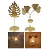 Candle Holders Nordic Leaf Holder Ornament Centerpiece Stick Gift Crafts For