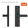 Заблокировать Wi -Fi Tuya Smart Door Lock Smart Lock отпечаток отпечатка пальца дверной замок пароль пароль для карты Дверь Дверь приложение удаленно Fechadura Digital Door Lock