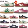 Designer Sapatos ao ar livre Og Sneakers Treinadores Wales Bonner Creme Amarelo Marrom Branco Verde Prelometo Metálico Prata de Prata com Caixa EUR 36-45