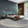 Carpets Villa Luxury Round Carpet salon Home Nordic Tapes Nordic For Bedroom Decor Soft Coffee Table Floor Mat de plancher épais Piano Area