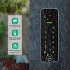 Sonnette de portes joytimer tuya vidéo sonnette de porte vidéo interphone interphone sans fil caméra de porte de porte uny unkey déverrouillage hd vision nocturne rfid déverrouillage