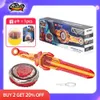 Spinning Top Infinite Nado 6 Standard Package - Flame Bear Glow Metal Rotating supérieur Gyroscope et monstre Icon Lanceur Sword Lanceur Animation Childrens Toy L240402