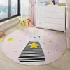 Carpets GBB5018 Cute Cartoon Monkey Circular Living Room Cloakroom Swivel Chair Hanging Basket Mat Children's Blanket