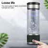 Vingglasögon Joniserad vattenflaska väte bärbar generator för hemmakontorets resor 420 ml frisk jonisator