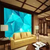 Fonds d'écran Fashion Bright Technology Irrégulet Triangular Cool Living Room Wall Profession Profession Fond Papin de peint Mural PO personnalisé