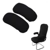 Couvoirs de chaise 1pair Bande élastique de maison durable non glissade sans accessoires amovibles rembourables couvertures accessoires de bureau souple