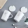 Tazas simples taza de copa de cerámica pueden ser amantes del desayuno de leche en casa de la oficina de regalos