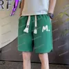 2024 New Designer shorts for men Summer Loose Casual Embroidery Fashion Trendy Split Men's Straight Sports Pants