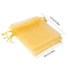 Jewelry Pouches Organza Gift Bag For Drawstring Perfect Personal Organization