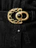 Cinture donne in metallo cintura vintage 2024 Ladies Ladies All-Match Exquisite intaglio perla intaglia