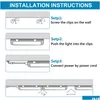 Led Tubes 20Pcs Shop Light 4Ft 8Ft 144W 14500Lm 6000K Cold White Clear Er Hight Output Linkable Lights T8 Tube Drop Delivery Lighting Dhdlh