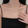 CHOKER Square Cube Cube a doppio strato Accessori per collo geometrici Classico Women Fine Jewelry Clavicle Chain