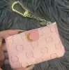 Modedesigner nyckelringar läderhållare nyckelpåse handväska unisex kvinnor mens mynt korthållare mynt purses mini plånbok påse nyckelring