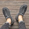Chaussures décontractées marque d'été Mesh masculin à plat soufflé à plat extérieur baskets de randonnée Zapatillas Hombre
