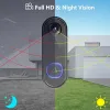 Türklingeln Tuya Video Türklingel 1080p WiFi Wireless Outdoor Waterd Camera AC Power Security Protection Home Überwachung Alexa Google