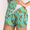 Skirts Banana Peels Pattern Woman Fashion 2024 Pant Skirt Mini Office Short Peel Ink Food