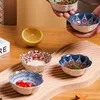 Talerze sos i octu naczyń naczynia przekąsek ceramika domowa użycie suchych owoców taca podkładka kolor japońska miska zanurzająca
