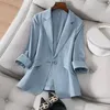 Women's Suits Suit Jacket 2024 Seven-Minute Sleeve Spring Summer Women Clothing