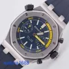 CELEBRIDADE AP PUSTO DE PULHO DE VISTO EPIC ROYAL OAK OFFSHORE 26703ST Mens Precision Aço Blue Plate Automático Swiss Swiss Watch Famous Luxury Sports Watch