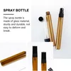 Opslagflessen lege parfumfles mini -glas spuitbruine parfumverstuiver container