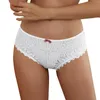 Potte de femmes pour femmes Plus taille crochet lacet up santy sexy creux out sous-vêtements coton haut tong de taille en coton