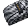 Bow Ties 2024 Plaid Men Tiet Zestaw Pocket Square Mankiety Mankiety Weddne Akcesoria Prabia Prezent 8cm Hurtowa krawat