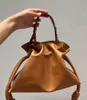 Designer Flamenco Clutch Bag Premium Cow Leather Brand Cloud Bags In Many Colors Luxury Lucky Mini Bucket