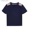 تي شيرت Toddr Designer Clother Baby Boy Girls Girls Summer Cotton T Shirt Shirt seve tshirt top 2-8t l46