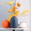 Vasi vaso in ceramica set di 3 piccoli fiori per arredamento rustico per la casa moderna tavolo da soggiorno