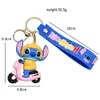 Fashion Cartoon Movie Character Keychain Rubber and Key Ring för ryggsäcksmycken nyckelring 083626