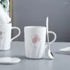 Tazas simples taza de copa de cerámica pueden ser amantes del desayuno de leche en casa de la oficina de regalos