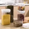Бутылки для хранения запечатанного пищевого контейнера устойчивая к прозрачной герметичной банке для кухни с возможностями